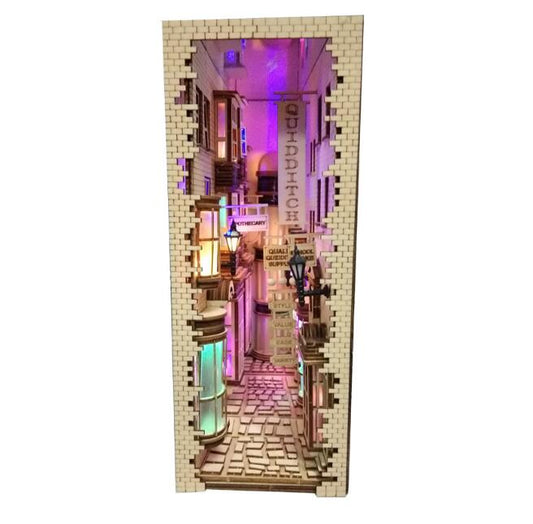 DIY Harry Potter Diagonal Alley Bookend Bookshelf Street Alley Diagonal Alley Bookend Bookshelf