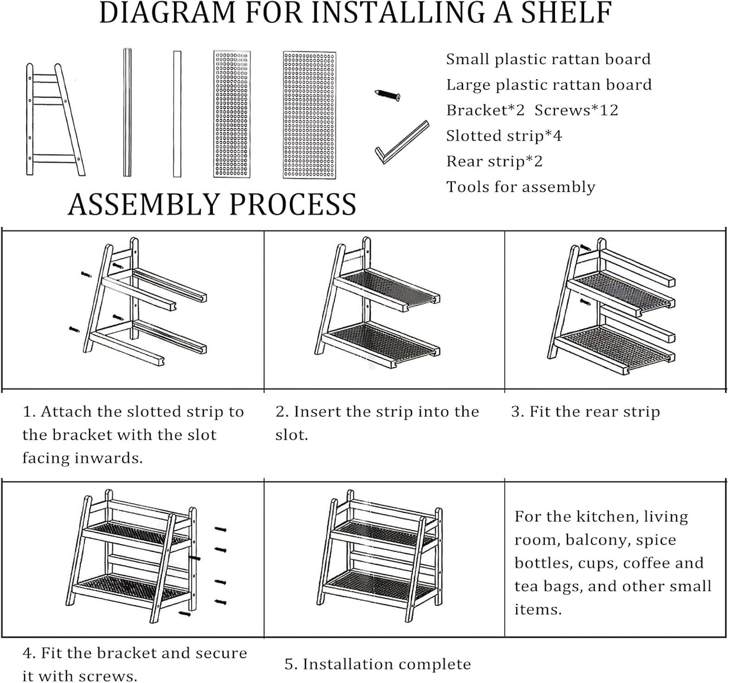Küchen Organizer 3 Tiers Bambus Nachahmung Rattanweberei Deko Küche,Gewürzregal Stehend Küche Aufbewahrung & Organisation Kaffeepads Aufbewahrung, Tee, Tassenhalter (Braun 40 * 18 * 39)