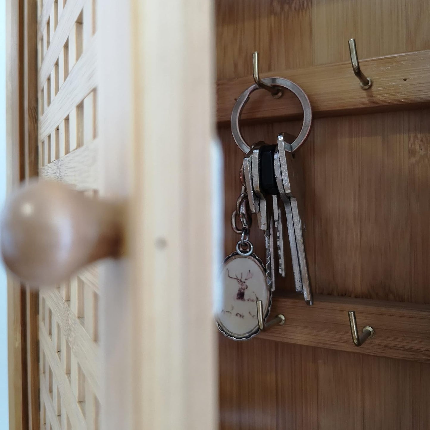 Zeller 13876 Schlüsselkasten, Bambus, Ca. 19 X 6 X 27 Cm