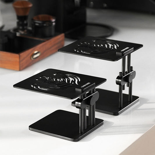 MHW-3BOMBER Adjustable Height Coffee Weighing Rack with Silicone Non-slip Base Electronic Scale Stand Waterproof Barista Tools