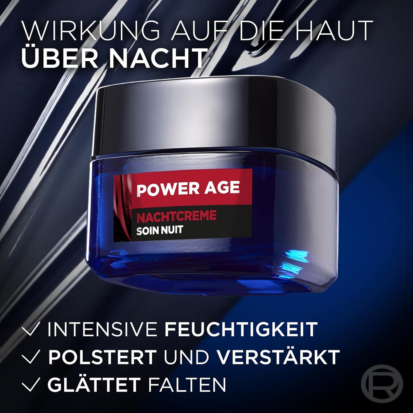 L'Oréal Men Expert Pflegeset Gegen Falten Für Männer, Geschenkset Mit Anti-Aging Tagescreme Und Nachtcreme Gegen Matte Haut, Geschenke Für Herren Mit Hyaluronsäure, Power Age, 2 X 50 Ml