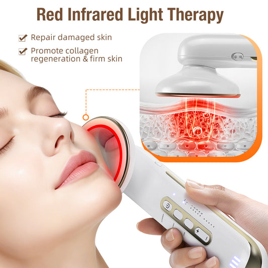 EMS Body Sculpting Device with 5 Modes, Rechargeable Far Infrared & Ultrasonic Fat Burning Slimming Beauty Instrument