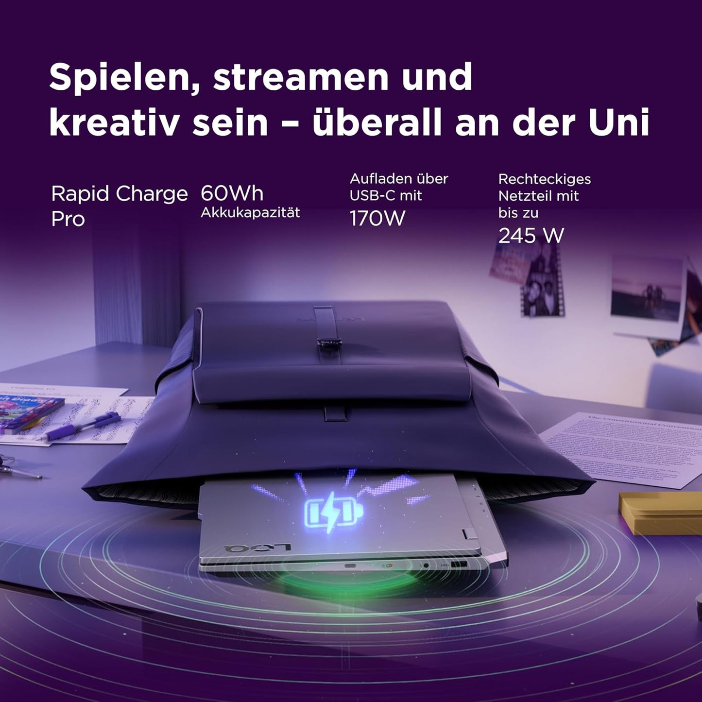 Lenovo LOQ Gaming AI Laptop | 15.6" Full HD 144Hz | NVIDIA Geforce RTX 5060 8GB | Intel Core I5-13450Hx | 16GB RAM | 1TB SSD | Win11 | QWERTZ Weiß Beleuchtet | Grau | 3 Monate Gamepass