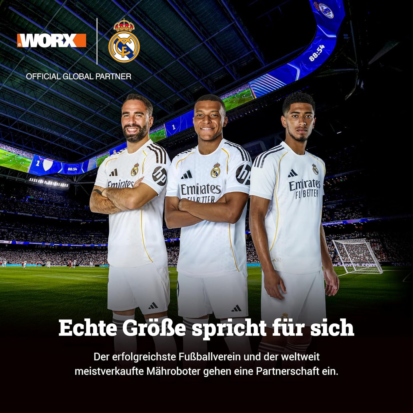 WORX Landroid Vision S250 WR202E - Mähroboter Ohne Begrenzungskabel Für Gärten Bis 250M², AI Rasenmäher Roboter (WLAN & Bluetooth, Aktive Hindernisvermeidung Mit Ki-Technologie, Igelschutz)