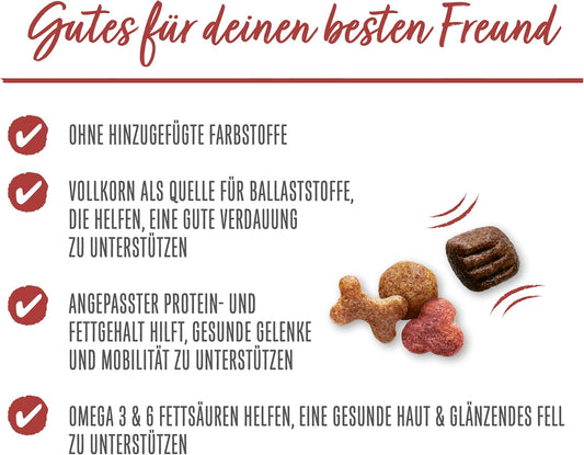 Beneful Original Hundefutter Trocken, Mit Rind Und Gartengemüse, 4Er Pack (4 X 2,8Kg)