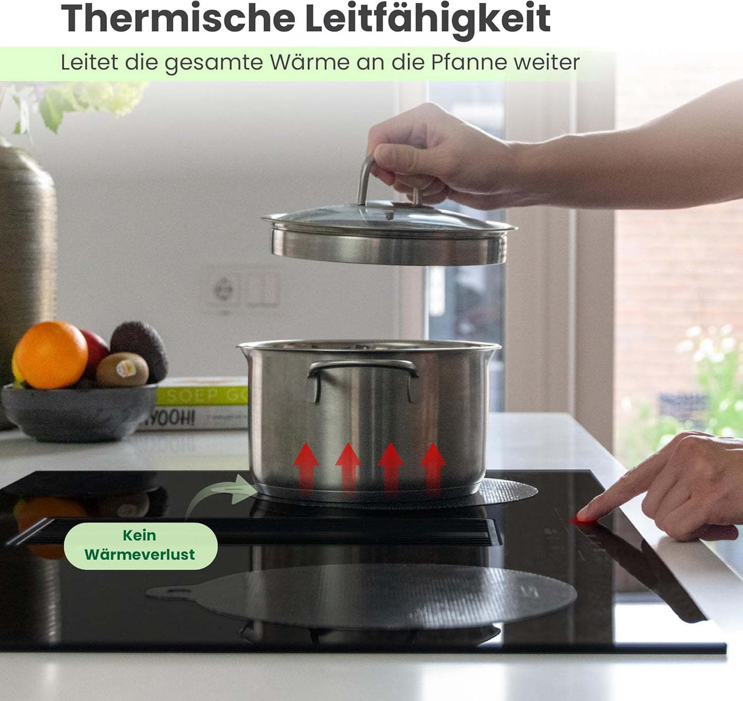 Induktionsschutzmatte | Herdabdeckplatte | Herdabdeckung Induktionsfeld | Kochfeld Abdeckung | Induktionsmatte | Abdeckung Induktionskochfeld | Silikon Matte | Herdabdeckplatten | 5 Stück