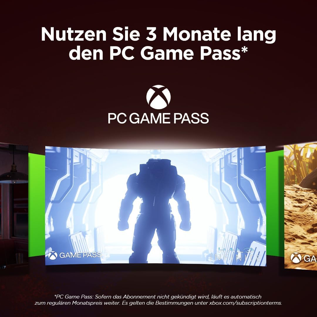 Lenovo LOQ Tower Gaming Desktop-Pc | NVIDIA Geforce RTX 5060 8GB | AMD Ryzen 7-8745HX | 32RAM | 1TB | Win11 | 26L | Luna Grau-Eclipse Black | 3 Monate Gamepass