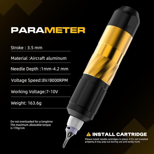 Tattoo Maschine Set Kabellos Mit 2Stk 1500Mah Led-Digitalanzeige Tattoo Akku 20Stk Tattoo Nadeln 11 Tattoo Farbe,Tattoo Starter Set Komplett Für Anfänger Und Tattoo Künstler