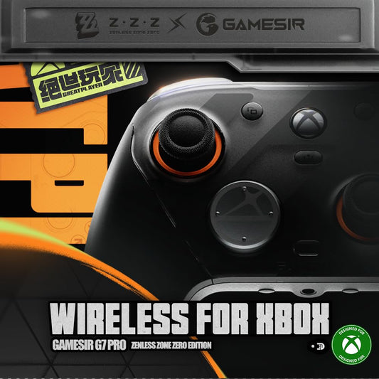 Gamesir G7 Pro Wireless Gaming Controller – Offiziell Lizenziert Für Xbox Series X|S, Xbox One, PC Und Android, TMR Joysticks, 1000 Hz Abfragerate – Zenless Zone Zero Edition