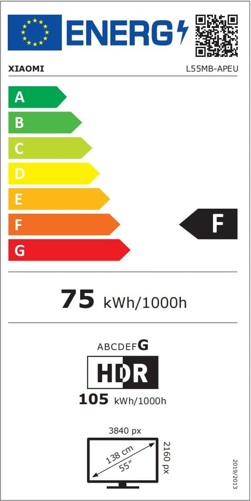 XIAOMI a Pro, 55" (140 Cm), 4K UHD QLED, Smart TV, Google TV, Triple Tuner DVB-C/S/S2/T/T2, HDR10+, Game Boost 120Hz, MEMC, Sprachsteuerung Mit, 2+8GB, Kompatibel Mit Apple Airplay & Google Cast