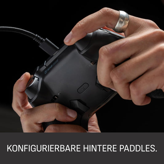 SCUF VALOR PRO Xbox-Performance-Controller Mit Kabel – Anpassbare Rücken-Paddles, Sofort-Triggern, Hall-Effekt-Daumenstifte, Audio-Steuerungen, Xbox Series X|S, Xbox One, Windows PC – Stahl Grau