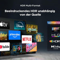 TCL 75T6C 75 Zoll QLED Fernseher, 4K UHD Fire TV, HDR10+, Dolby Vision & Atmos, Smart TV Mit Sprachsteuerung Mit Alexa, Google Cast & Airplay 2, HDMI 2.1