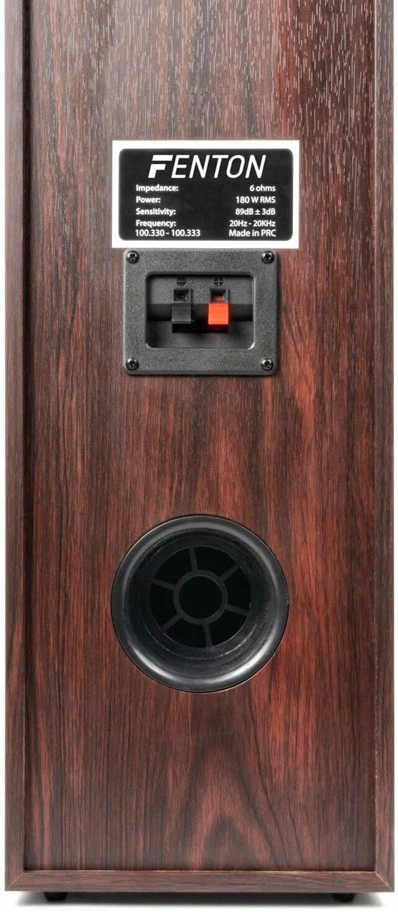 Fenton HF5W - Heimkino Musikanlage Für Audiosystem 1150 Watt - 5.0 Surround Sound System, 5-Teiliges Home Entertainment System, Heimkino Soundsystem, Für Zuhause, Wohnzimmer - Nussbraun