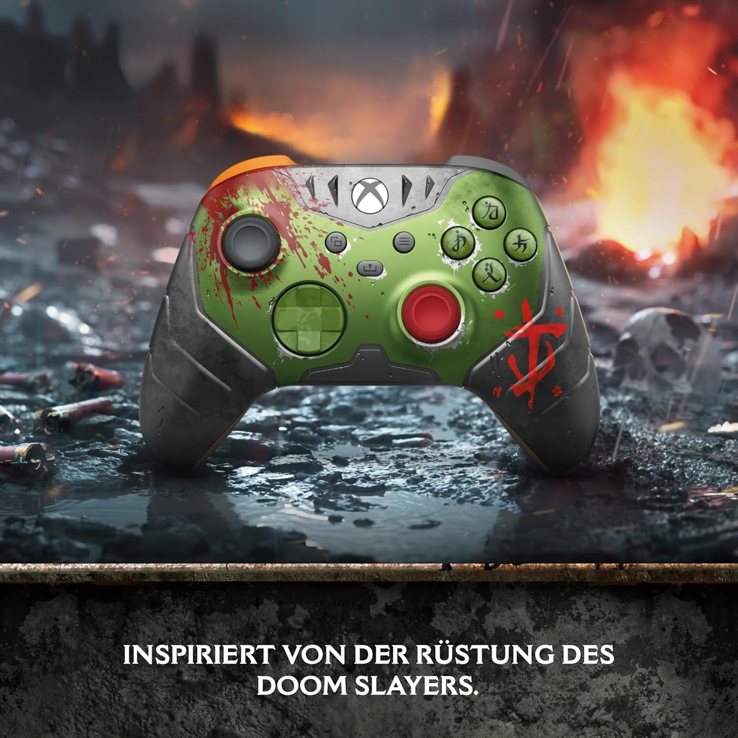 Xbox Wireless Controller – DOOM: the Dark Ages Limited Edition Für Xbox Series X|S, Xbox One, Pcs Und Cloudfähige Geräte