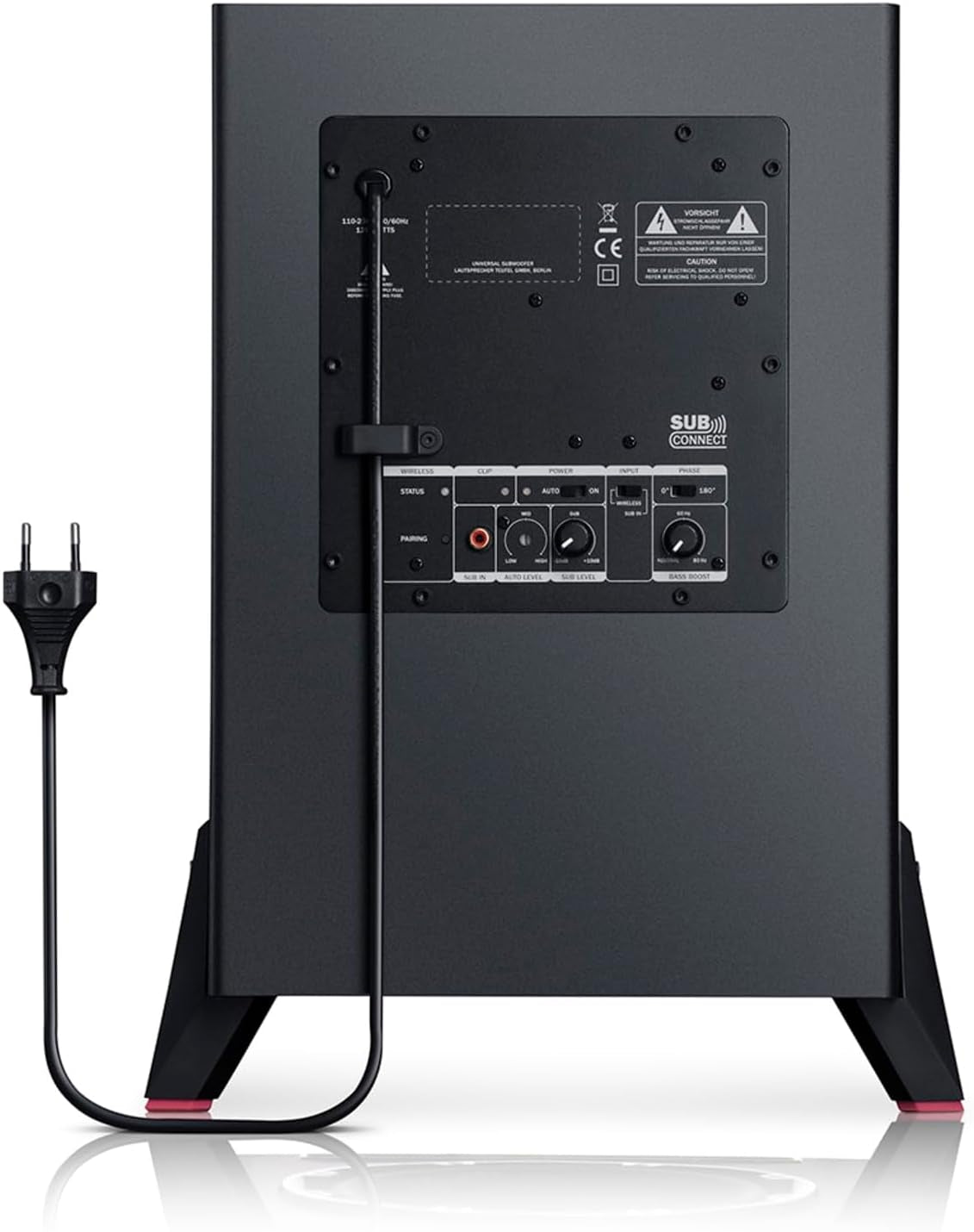 Teufel Ultima 20 5.1 Surround Sound System, Front- Oder Downfire-Subwoofer (Optional Kabellos Ansteuerbar), Bassreflex, Hifi Heimkino Soundsystem (Schwarz)