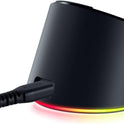 Razer Mouse Dock Pro & Charging Puck - Magnetische Drahtlose Ladestation & Akku (Hyperspeed 4K Hz, 8 RGB Chroma Beleuchtung & Modul Für Kompatible Razer Mäuse) Schwarz