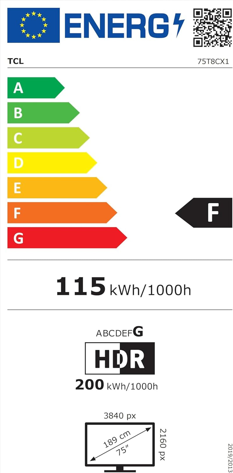 TCL 75T8C 75 Zoll QLED 4K HDR UHD Fernseher, Smart Google TV Dolby Vision Atmos,144Hz Motion Clarity Pro, Game Bar, ALLM, Freesync, Onkyo 2.1 Sound,Sprachsteuerung, Kompatibel Mit Google Assistant