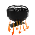 Round Non-Electric Powered Fireplace Fan