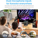 Hifi Dual MIC Digital Verstärker Bluetooth Empfänger USB Player S/PDIF Audio Power Amplifier Karaoke-Verstärker Mit Mikrofon (Ac-Eingang)
