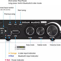 Douk Audio 320W Bluetooth 5.0 Hifi-Verstärker Empfänger 2.0-Kanal Stereo Power Amplifier Subwoofer Amp Mini Class D Integrierter Verstärker USB Music Player Für Passivlautsprecher Zu Hause (M1 PRO)
