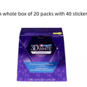 Crest 3D White Enhanced Teeth Whitening and Staining Removal Quick for Yellow Teeth