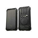 Wireless charging solar power bank 20000 mAh large capacity mobile phone outdoor power bank