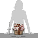 BRUBAKER Cosmetics Bade- Und Dusch Set Kokosnuss & Erdbeer Duft - 10-Teiliges Geschenkset in Vintage Wanne