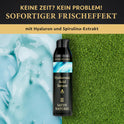 Satin Naturel Hyaluron Serum Für Männer 75 Ml – Feuchtigkeitsspendendes Gesichtsserum Mit Bio Aloe Vera – Anti-Falten & Anti-Aging Hyaluronsäure Serum – Natürliche Gesichtspflege Für Männer