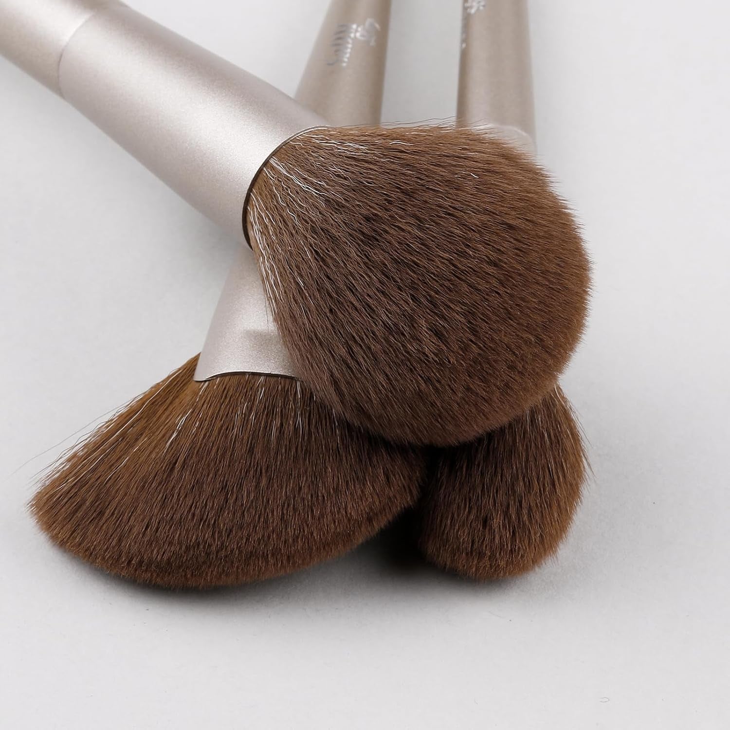 Doppelseitiges Make up Pinsel Set 11-Teilig – Schminkpinsel Für Foundation, Puder, Concealer, Highlighter, Contour, Lidschatten & Rouge – Synthetische Borsten