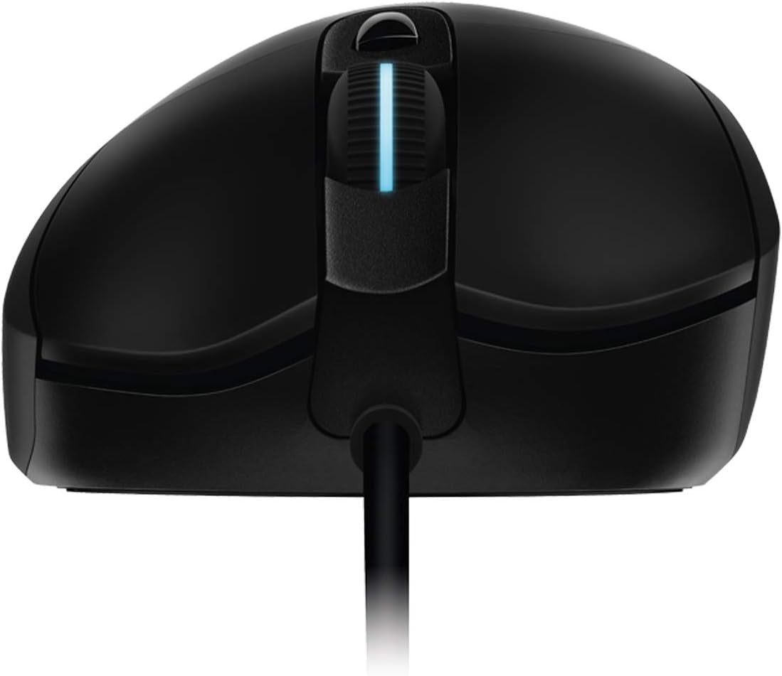 Logitech G403 HERO Gaming-Maus Mit HERO 25K DPI Sensor, LIGHTSYNC RGB, Geringes Gewicht Von 87G Und Optionales 10G Gewicht, Geflochtenes Kabel, Pc/Mac - Schwarz