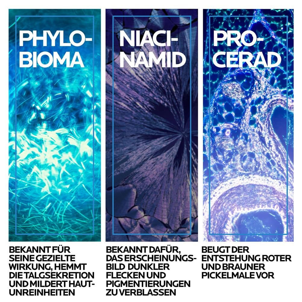 La Roche Posay Anti-Akne Gesichtscreme, Dreifach Tiefenwirksame Pflege Gegen Pickel, Mitesser Und Unreinheiten, Mit Anti-Rückfall-Effekt, Mit Niacinamid, Phylobioma Und Procerad, Effaclar Duo+M, 40 Ml