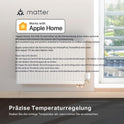 Tp-Link Smartes Heizkörperthermostat - Erweiterungseinheit, Benötigt Kasa Hub, Heizungssteuerung (Kasa App, Zeitpläne, Geofencing, Fensteröffnungserkennung), Matter, Alexa, Apple Home