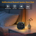 Bluetooth Lautsprecher Mit Wecker 30 Natural Sounds | 5-In-1: Nachtlicht, Tischuhr, Schlaf Timer, LED Lichtshow, Lange Akkulaufzeit, Geschenk Für Frauen Und Männer, Mädchen Und Junge