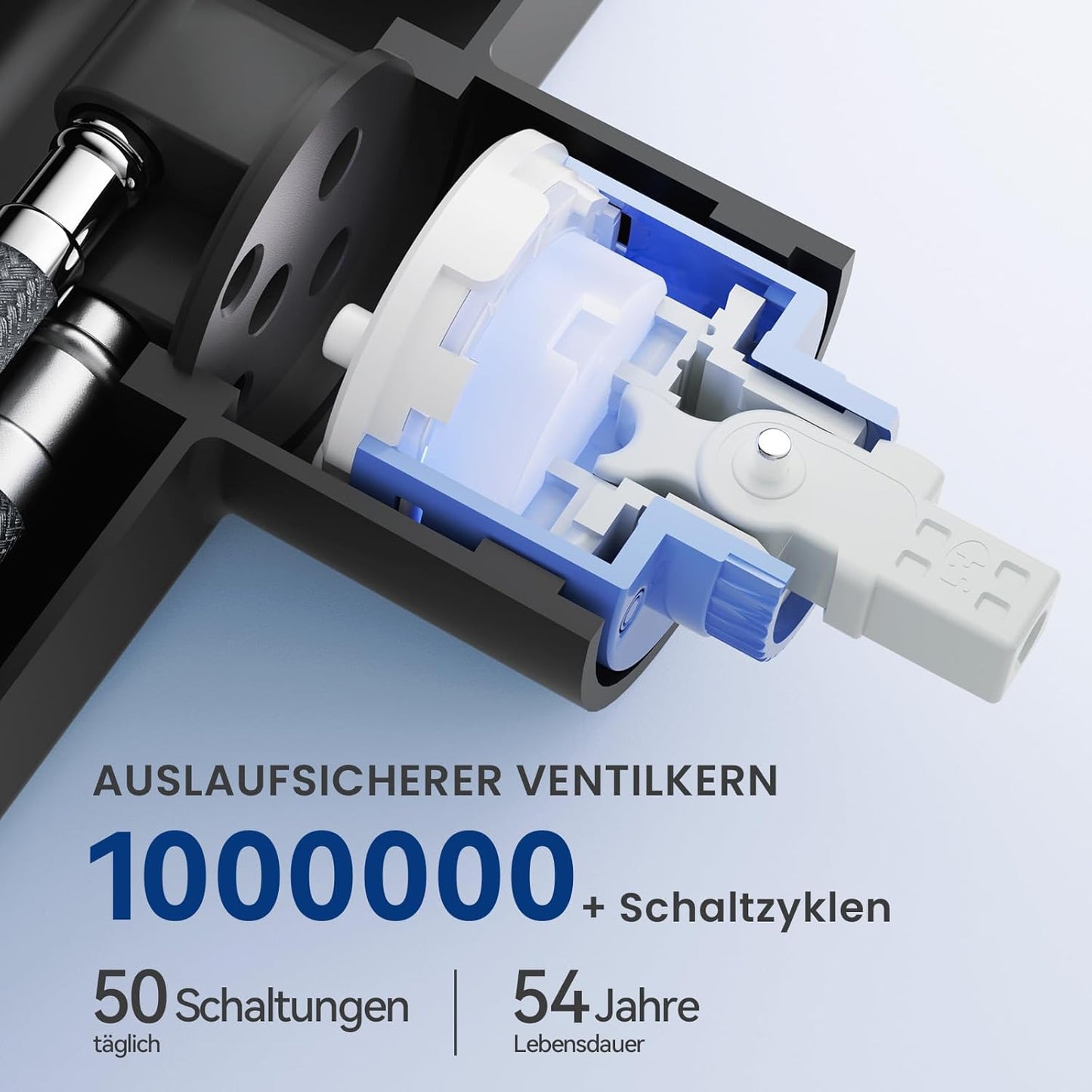 CECIPA Wasserhahn Küche Schwarz Ausziehbar, Küchenarmatur Mit Brause Ausziehbar, Mischbatterie Küche Schwarz Matt, Armatur Mit 2 Wasserstrahlarten, Spültischarmatur Edelstahl, Kitchen Tap 360° Drehung