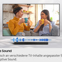 SAMSUNG HW-B460GF B-Series 2.1-Kanal-Soundbar Für Fernseher, Tv-Lautsprecher Mit Kabellosem 6,5"-Subwoofer, Game Mode, Adaptive Sound, Bass-Boost-Modus, Virtueller Surround Sound