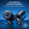 Razer Nommo V2 X - Full-Range-2.0-Gaming-Lautsprecher Für PC (Zwei 3-Zoll-Full-Range-Treiber, THX Spatial Audio, Max. Schalldruck 96 Db, Plattformübergreifende Kompatibilität) Schwarz