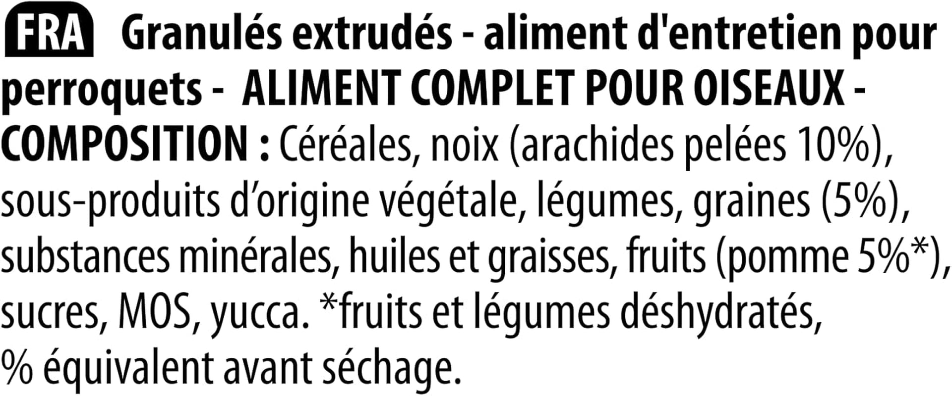 VERSELE-LAGA - Nutribird P15 Tropical - Extrudierte Pellets - Erhaltungsfutter Für Papageien - Mehrfarbig - 10Kg