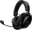 Hyperx Cloud III S – Kabelloses Gaming-Headset, Multiplattform, 2,4 Ghz, Bluetooth, Akkulaufzeit Bis Zu 120 Stunden, 2,4 Ghz, 53-Mm-Neigungstreiber, 10-Mm-Abnehmbares Mikrofon – Schwarz