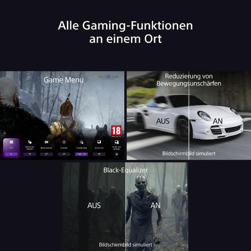 Sony BRAVIA 3 - Direct LED 50 Zoll Fernseher (K50S32), X-Balanced Speaker, Dolby Vision/Atmos, IMAX Enhanced, Google TV (2025), Google Cast, Apple Airplay 2, Eco Dashboard 2, Game Menu 2, Smart TV