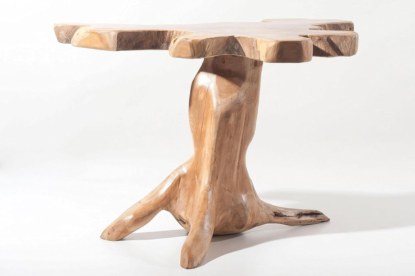 Windalf Hobbit Beistelltisch Shanya H: 51 Cm Balkontisch Unikat Handarbeit Aus Wurzelholz