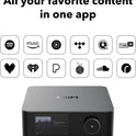 Wiim Amp Ultra Mit Voice Remote 2 | 100W Streaming-Verstärker Mit ESS ES9039Q2M DAC & Dual TI TPA3255 Amps | Integrierter Roomfit EQ & Touchscreen | HDMI ARC, Optisch, Rca-Eingänge | Space Grau