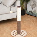 Cat Scratcher Sisal No Chipping Vertical Anti-Scratch Sofa Protection Rotating Compass Cat Scratching Column Claw Sharpener