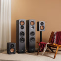 Teufel Ultima 40 Mk4 5.1 Soundsystem Home Cinema - Surround Sound System Heimkino Mit Mächtiger Subwoofer, Bassreflex, Kevlar Mitteltöner - Schwarz