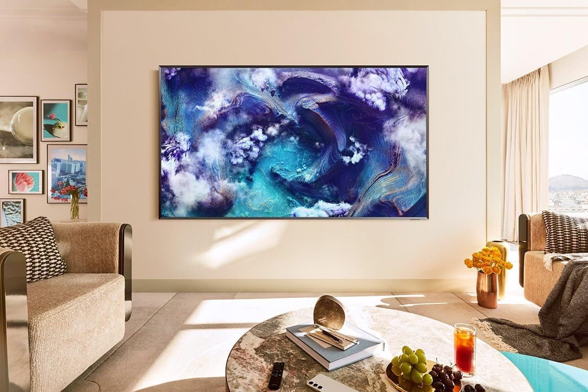 Samsung Neo QLED 8K QN900F 75 Zoll (189 Cm) Mini LED Fernseher, Antireflexion, 8K AI Upscaling, Metal Frame Design, Knox Security, Dolby Atmos, Art Store Galerie, Samsung Vision AI Smart TV