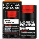 L'Oréal Men Expert Anti-Pickel Gesichtspflege Für Männer, Feuchtigkeitscreme Gegen Mitesser Und Pickel Unreinheiten, Gesichtscreme Für Herren Mit Salicylsäure, Pure Carbon, 1 X 50 Ml