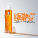 La Roche Posay Pure Vitamin C Purifying Cleanser, Klärende Gesichtsreinigung Mit Vitamin C, Für Empfindliche Haut, Feuchtigkeisspendend, Ölfrei, Nicht-Komedogen, 200 Ml