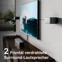 ULTIMEA 7.1 Surround Sound System Für TV Mit Dolby Atmos, App Steuerung, 4 Kabelgebundene Surround-Lautsprecher, 460W Soundbar Für Smart TV Mit Wireless Subwoofer, Heimkino Sound System, Poseidon D80
