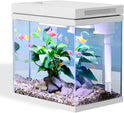 13.5L Nano Fischtank Aquarium Mit Led-Leuchten & Filtersystem, Filtermedien, Tropischeaquarien (13.5L)