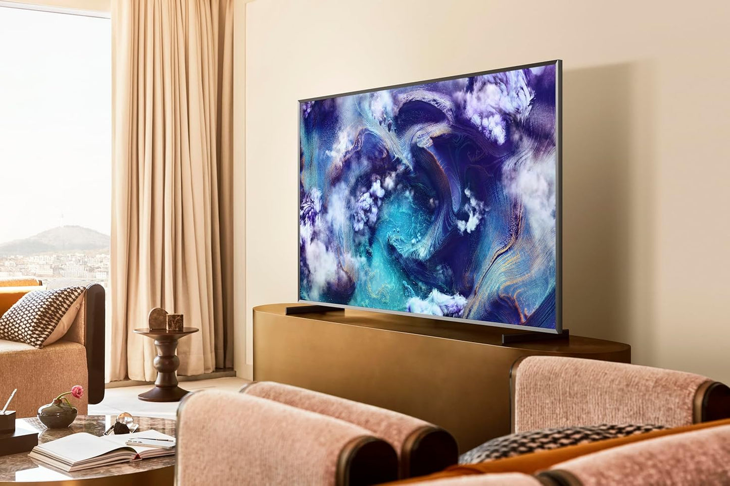 Samsung Neo QLED 8K QN900F 75 Zoll (189 Cm) Mini LED Fernseher, Antireflexion, 8K AI Upscaling, Metal Frame Design, Knox Security, Dolby Atmos, Art Store Galerie, Samsung Vision AI Smart TV