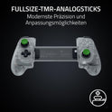 Razer Kishi V3 Phantom White - Fullsize Mobil-Controller Für Iphone & Android Smartphones - USB-C Plug-And-Play - Anti-Drift Analogsticks - 12 Tasten - Sensa HD Haptics | Phantom White Edition